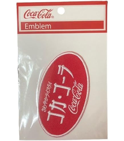 Amazon.co.jp: コカ・コーラ 刺繍 アイロン ワッペン エンブレム