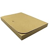 WEIMALL 50枚セット ダンボール A4サイズ ゆうパケット クリックポスト ポスパケット 対応 305×220×30 日本製 茶色