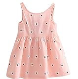 Plus Nao(プラスナオ) ミニワンピース キッズ ガールズ 子供服 ノースリーブ 半袖 フレアワンピース バックリボン カジュアル 花柄 サクラ 110 D
