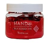 シルクスクリーンインク リッチ Tシャツくん 水性 オリジナルTシャツ作成に！ 100g (あか)