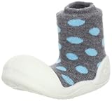[アティパス] ソックスシューズ  polkadotxlgray5 ポルカ グレー XL(13.5cm)(13.5 cm)
