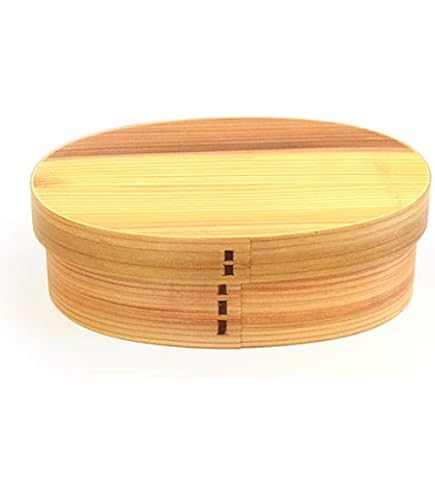 Amazon｜かのりゅう 曲げわっぱ弁当箱 Anti W くつわ Na 18×12.5×6.5cm