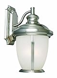 Design House 517698 Bristol Outdoor Downlight, 8-Inch by 13.5-Inch, Satin Nickel Finish [並行輸入品]