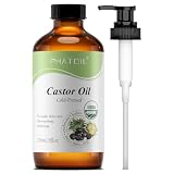 PHATOIL オーガニック 冷圧ひまし油 236ml/8fl.oz USDA 認定 キャスターオイル ヒマシ油 ボディオイル ヘキサンフリー 保湿 天然 毛髪・スキンケア用