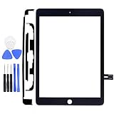 SCKUNタッチスクリーン交換用2018 iPad 9.7 (A1893, A1954) 第6世代ipad フロントタッチパネル 黒 ブラック タッチスクリーン画面修理 交換画面割れ 修理交換 リペア用パーツ 粘着テープ ツールキット付き