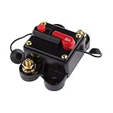 Dovewill 　12V - 24V　インライン　高電流　50-250Amp　自動遮断器　マニュアル　リセットスイッチ　ヒューズ ホルダー　6タイプ可選　 - 50Ａ