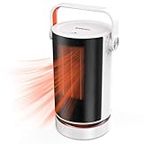 BIEENK 【2020モデル】セラミックファンヒーター 電気ファンヒーター 暖房器具 2秒速暖 強度調整 首振り 過熱保護 転倒OFF 安