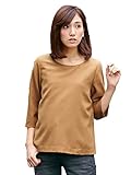 Angeliebe エンジェリーベ マタニティ トップス 授乳口 付 ウール 混 サック プル オーバー 産前 産後 妊婦服 9号 キャメル