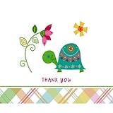 C.R. Gibson 10 Count Thank You Notes Box, Turtle by C.R. Gibson [並行輸入品]