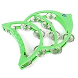 uxcell　振るボールのおもちゃ　プラスチック　メタル　グリーン　シルバートーン　一個入り