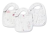 aden + anais Lovely Nibble Snap Bibs (Pack Of 3) by aden + anais