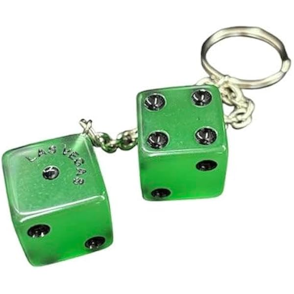 Amazon.co.jp: [UNITE ENTERPRISE] TWIN DICE KEYRING 【RED】/ レッド