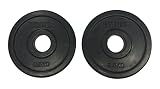 Ivanko (rubo-2.5kg)ゴムオリンピックプレート、ブラック、2.5キログラム(ペア)