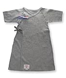 打ち合わせ長袖肌着 (60, 2色展開)　ブルー