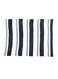 ベアフットドリームス / Barefoot Dreams ブランケット CozyChic Multi-Stripe Stroller Blanket [ #567 ] White-Blue-Marin