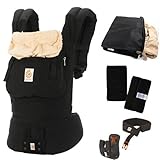 Ergobaby SG新仕様 【日本正規品保証 日本限定ベビーウエストベルト付】エルゴベビー ベビーキャリア ブラック スペシャルセット（よだれパッド＋収納ポーチ付き） …