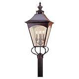 Feiss OL1008ORB 4-Bulb Outdoor Wall Lantern, Oil Rubbed Bronze Finish [並行輸入品]