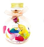 ★たくさんのローズが虹みたいに美しい‼★　人気のBottYハーバリウム‼　ミニねこ瓶100ml1本（レインボーローズ・ミニ）