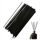 YJRUNFU ディフューザー スティック リードディフューザー 50個入り 直径3mm 長さ23cm 長い ロング 詰め替え 大容量 寝室/リビング/洗面所/オフィス用 拡散効果 アロマ フレグランス （ブラック）