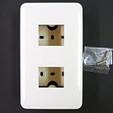 オーム電機 増設ボックス 2口 HS-R6005-2Z 00-8277