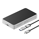 ORICO 4TB 高放熱性外付けSSD Thunderbolt 3/4互換 40Gbps高速転送 USB4.0対応 最大3800MB/s アルミニウム冷却無ファン設計 クリエイター向けポータブルNVMe SSD - X40