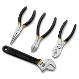 Performance Tool W1070 4-Piece Combination Pliers and Wrench Set [並行輸入品]