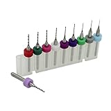 PCBドリルビット 0.3-1.2mmの炭化物ロータリー工具のジュエリーCNCの彫刻ドリルビットセット、10枚のPCBプリント回路基板の超硬ドリルビット