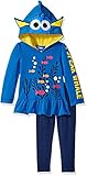 Disney Girls' 2 Piece Finding Dory Legging Set Roleplay Blue 3T [並行輸入品]