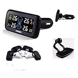 Hain@ Cigaratte Lighter Car TPMS Tyre Pressure Monitoring System Diagnostic Tool with 4 Internal Sen