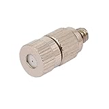 uxcell ミストノズル　霧ノズル　シルバー　流速70-280ml/分　オリフィス直径0.4mm　長さ25mm