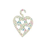 (シージービー・ギフトウェア) CGB Giftware Birds And Botanics ハート型 スカーフハンガー スカーフ掛け 収納 (ワンサイズ) (フローラル)