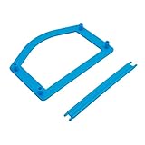 HSプラスチックハンガーキャディハンガーホルダーHanger Stackerオーガナイザー1pc (ブルー)