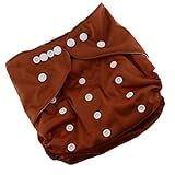 B Baosity 全４色　ベビー　トレーニングパンツ　学習パンツ　おむつパンツ　布おむつ　再使用可能　 - コーヒー