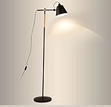 シンプルなフロアランプリビングルームの寝室の研究北ヨーロッパの鉄ソリッドウッドフロアランプ光源のないテーブルランプ ( 色 : #1 )