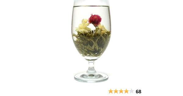 Amazon お花が開く幸せ工芸茶 ハッピーハート 6個入り 中国茶葉 花茶 ジャスミン茶 ジャスミンティー セレクトshopぶるーまん お茶 中国茶 通販