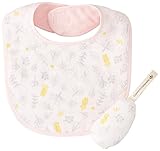 やわらぎ スタイ ふわふわ6重ガーゼ織り ウルソン モクモク ピンク20×29cm