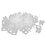 DealMuxウォール床タイルフラットレベリングシステムスペーサストラップクリップデバイスキットの100pcs