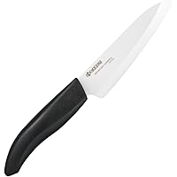 【Amazon.co.jp限定】 京セラ セラミック 黒刃 包丁 軽く 鋭く キレイに切れる 包丁 ペティ 13cm 硬いから切れ味が長く続く サビない素材 よく切れる 食洗機 除菌漂白 OK セラミック包丁 フルーツ ブラック FKR-130FJ-