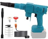 TEETOK 高圧洗浄機 ブラシレスモーター水圧洗浄機 高圧洗車 ガン コードレス 充電式 高圧洗浄 強力噴射 マキタ 18 Vバッテリとの互換性 洗車/庭/屋外/外壁/ベランダ（本体のみ）