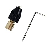 Fityle ユニバーサル　0.1-3ミリメートル　小型　電動　ドリルビット　ミニ　ツイスト　ドリルツール　チャック　2ミリメートルのテールの直径　　