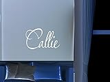 Callie男の子女の子部屋保育園ベビーキッズ名前ビニール壁引用ステッカー
