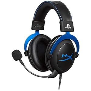 HyperX Cloud ゲーミングヘッドセット PlayStation公式ライセンス PS5/PS4 対応 インライン音量コントロールBox付属 2年保証 HX-HSCLS-BL/AS