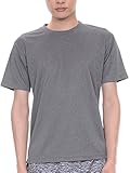 ティーシャツドットエスティー Tシャツ ドライ 半袖 無地 UVカット 4.4oz メンズ ミックスグレー 4L