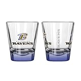 NFL Baltimore Ravens Eliteショットガラス、オンス、2 - Pack