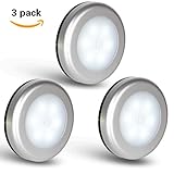 Le seul モーションセンサ本体の誘導灯の廊下、通路、廊下、玄関、暖かい地下室付きLED常夜灯（3パック）（シルバークールホワイト）