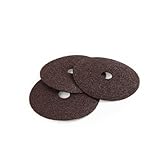 Lincoln Electric KH203 Abrasive Sanding Disc Fiber Backing Aluminum Oxide 4 Diameter 50 Grit (Pack o