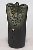 6.5号 青ビードロ小花花入信楽焼　陶器　花器　花入　花瓶