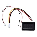 SODIAL(R) LED 0.28 インチ デジタル電流計電圧計　100V　電圧電流計