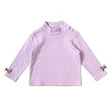 ソレイアード SOULEIADO ハイネックTシャツ ラベンダー 80cm 46694