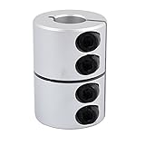 uxcell モーターシャフトジョイント ヘリカルビームカプラー カップリング シャフト使用量12.7mm-14mm
